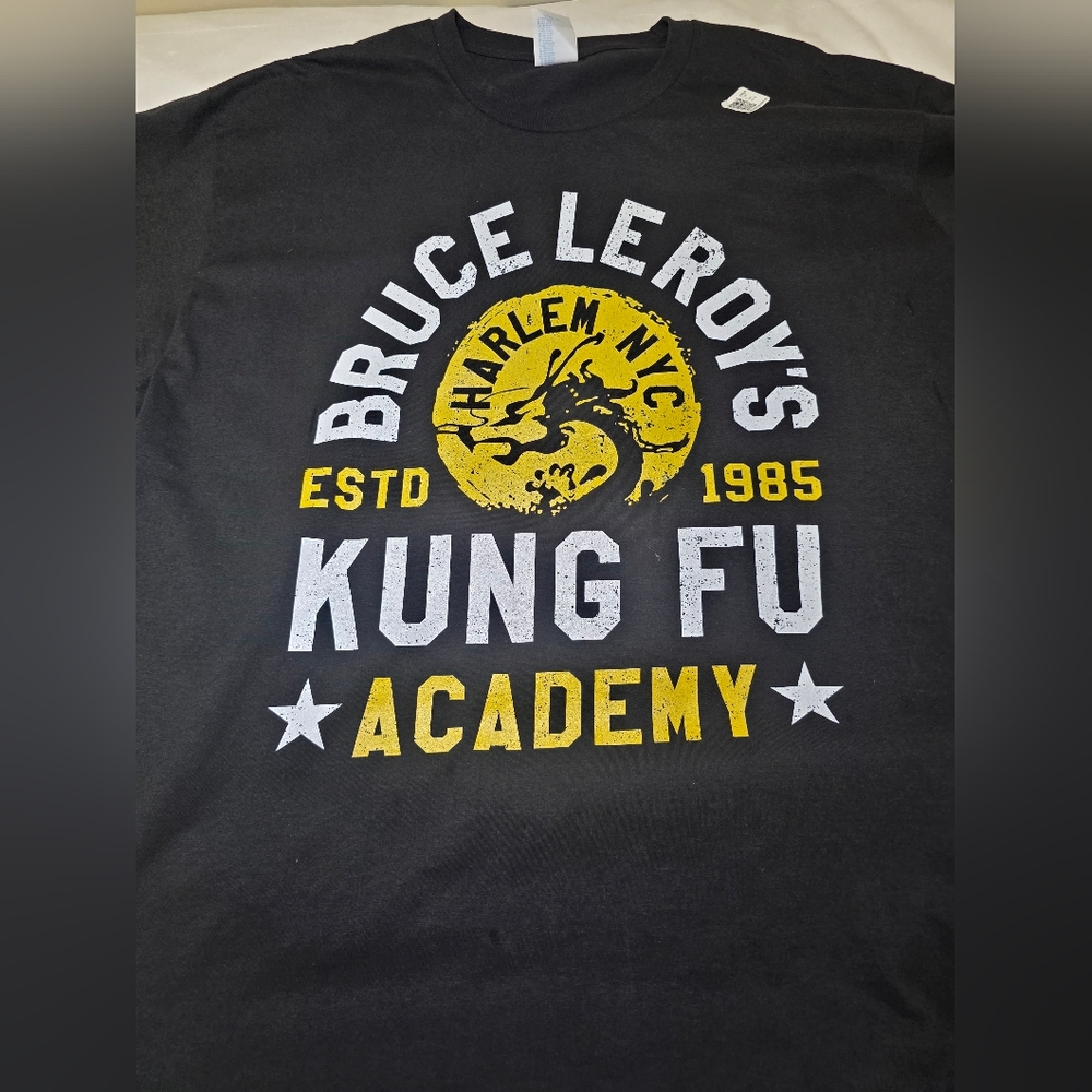 Bruce Leroy's Kung Fu Academy Harlem NYC 1985 Last Dragon Tshirt- Big & Tall 2XL - Picture 8 of 10